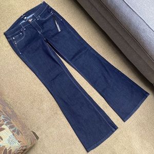 WHBM Blanc Date Night Flare Jeans Sz 4S NWT